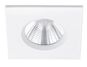 Lampa sufitowa podtynkowa Trio 650610131 Zagros LED 5,5W 3000K IP65 36stopni ściemniacz 8,5x5,4cm biały
