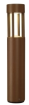 Rdzawa zewnętrzna lampa do oświetlenia podjazdu SLV 231817 Slots LED 4,5W 3000K IP44 46cm