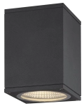 Antracytowa zewnętrzna lampa sufitowa kostka SLV 1003420 Enola LED 9W 3000/4000K CRI90 IP65