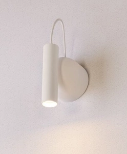 Biały designerski kinkiet ściemnialny SLV 1004707 Karpo LED 6,2W 3000K CRI90 38stopni