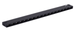 Czarna z diodami 30cm lampa na szyny magnetyczne Smartline Loonari 408884 Dots LED 10W 555LM 3000K CRI90 50stopni Dali