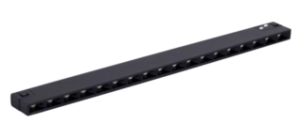 Czarna z diodami 30cm lampa na szyny magnetyczne Smartline Loonari 408839 Dots LED 10W 555LM 4000K CRI90 50stopni Typ A