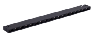 Czarna z diodami 30cm lampa na szyny magnetyczne Smartline Loonari 408822 Dots LED 10W 555LM 3000K CRI90 50stopni Typ A