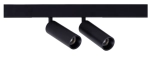 Czarny podwójny reflektor na szyny magnetyczne Smartline Loonari 408594 Mini Spot LED 2x8W 2x552LM 4000K CRI90 60stopni Dali