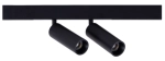 Czarny podwójny reflektor na szyny magnetyczne Smartline Loonari 416124 Mini Spot LED 2x8W 2x552LM 4000K CRI90 60stopni Typ B