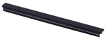 Czarna aluminiowa maskownica frontowa do szyn magnetycznych Smartline Loonari 409393 1m