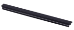 Czarna aluminiowa maskownica frontowa do szyn magnetycznych Smartline Loonari 409379 0,5m