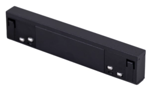 Czarny łącznik prosty elektroniczny 12cm do szyn magnetycznych Smartline Loonari 409249