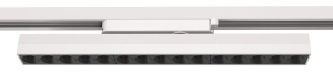 Czarno biała diodowa lampa 40cm na szynoprzewody 1-fazowe Nowodvorski 12396 Linear LED 15W 3000K 1500LM CRI90