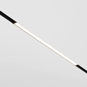 Czarna lampa z mlecznym kloszem 60cm na szyny magnetyczne Exility Maytoni TR030-4-24WTW-DD2-B Basis LED 24W 2700-6000K Dali2