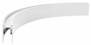 Biały natynkowy łącznik łuk do szynoprzewodów magnetycznych głębokich Multiline Loonari Typ B 402257