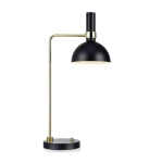 Lampa biurkowa czarno złota styl skandynawski MarkSlojd 106973 Larry 65cm