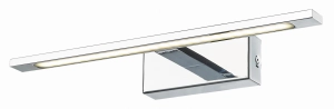 Lampa ścienna chromowana nad lustro 41cm Light Prestige GS-LWB-12W CH Isla LED 12W 840LM 3000K/4000K/6000K IP44 z nóżką