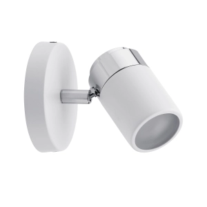 Oprawa ścienno-sufitowa ZYLI GU10 max. 1x10W IP44 230V biały / chrom /metal Paulmann PL66710