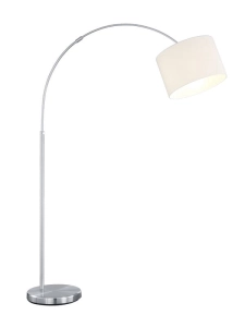 Lampa stojąca Podłogowa Trio 461100101 Hotel E27 150-215cm chrom biały