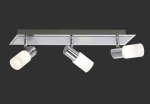 Lampa sufitowa Trio 821410305 Clapton LED 3x4,5W 3000K 50cm chrom