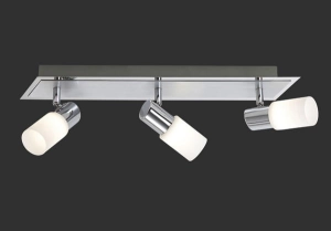 Lampa sufitowa Trio 821410305 Clapton LED 3x4,5W 3000K 50cm chrom