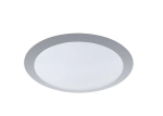 Biała Lampa sufitowa Plafon okrągły Trio 626511287 Gonzalo LED 12W 3000K 34cm ściemniacz