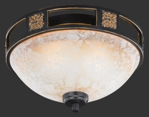 Lampa sufitowa Plafon Trio 608100224 Quinta 2xE27 33cm miedziany
