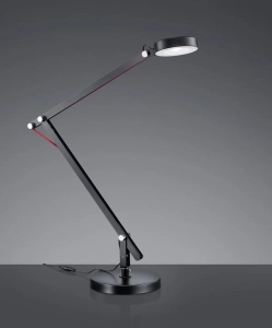 Lampa Biurkowa Trio 527920102 Amsterdam LED 5W 3000K 500LM 90cm ściemniacz regulacja włącznik Czarny