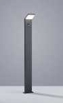Zewnętrzna lampa stojąca słupek ogrodowy Trio 421169142 Pearl LED 9W 3000K IP54 czujnik ruchu zmierzchu 100cm antracyt