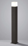 Zewnętrzna lampa stojąca słupek ogrodowy Trio 420060142 Hudson E14 IP44 80cm antracyt
