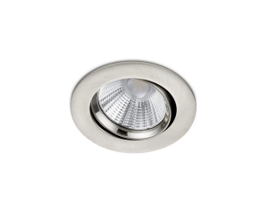 Lampa sufitowa podtynkowa punktowa spot regulowana Trio 650510107 Pamir LED 5,5W 3000K IP23 36stopni ściemniacz 8x5cm nikiel