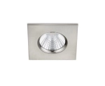 Lampa sufitowa podtynkowa punktowa spot Trio 650610107 Zagors LED 5,5W 3000K IP65 8,5cm x 5,4cm ściemniacz nikiel