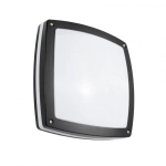 Czarna zewnętrzna lampa ścienna sufitowa SU-MA 91022-BL Nex 2xE27 IP44 30cm