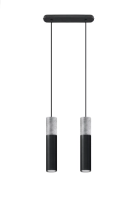 Borgio 2 Czarny Wisząca Sollux Lighting SL.0651
