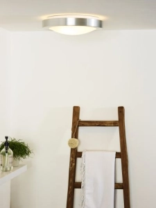 Lampa sufitowa okrągły plafon Łazienkowy Lucide 79158/02/12 2xE27 10cm x 35cm IP44 chrom