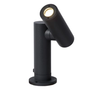 Antracytowy słupek oświetleniowy regulowany do ogrodu Lucide 27893/05/29 Tatum LED 5W 3000K IP65 30stopni