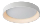 Biały okrągły plafon lampa sufitowa 80cm Lucide 46100/80/31 Talowe LED 80W 4800LM 3000K ściemniacz