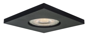 Lampa sufitowa podtynkowa hermetyczna punktowa bez regulacji Light Prestige LP-440/1RS BK square Lagos GU10 IP65 7,7x7,7cm czarny