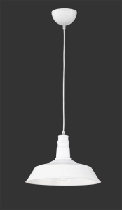 Lampa wisząca stylizowana skandynawska industrialna metalowa biała RL R30421001 Will E27 36cm