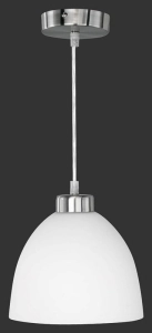 Lampa wisząca szklany abażur hemisferyczny nad stół RL R32171007 Dallas E27 20cm