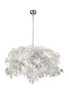 Lampa wisząca nowoczesna biała dekoracyjne liście RL R10464001 Leavy 4xE14