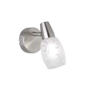Kinkiet lampa ścienna reflektor ze szklanym podłużnym abażurem RL R80021007 Colmar E14