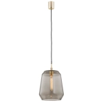 Lampa wisząca z dymnym szklanym kloszem Argon 4267 Irun E27 25cm x 125cm