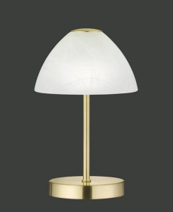 Lampa nocna stołowa złota mosiężna podstawa trzystopniowa regulacja jasności dotykiem RL R52021108 Queen LED 2.5W 3000K 