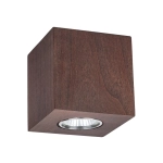 Lampa sufitowa box kostka drewniana bukowa brązowa nowoczesna minimalistyczna Sufitowa Spot-Light 2076176 Wooddream GU10 10x10 cm