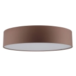 Lampa sufitowa brązowa okrągły plafon z tkaniny Spot-Light 4794802 Josefina LED 30W 2700K 13cm x 48cm