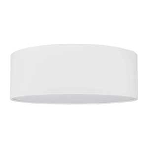 Lampa sufitowa do salonu okrągły biały plafon z tkaniny Spot-Light 4763812 Josefina 3xE7 13cm x 38cm
