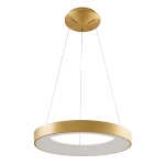 Lampa wisząca złota obręcz LED okrąg 48cm Italux 5304-840RP-GD-3 Giulia 40W 3000K