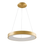 Złota lampa wisząca obręcz Italux 5304-850RP-GD-3 Giulia LED 50W 2750LM 3000K 60cm x 120cm