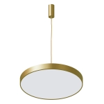 Okrągła złota płaska lampa wisząca LED Italux 5361-860RP-GD-3 Orbital 60W 3000K 60cm