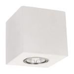 Lampa sufitowa box kostka biała nowoczesna minimalistyczna Spot-Light 2076137 Beton Concretedream Square GU10 10x10 cm
