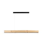 Lampa wisząca listwa 115cm z drewna sosnowego Spot-Light 69660104 Lucas LED 33W 3000K
