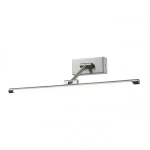 Kinkiet lampa ścienna obrazowe nad lustro srebrna podłużna Italux MB1263S Garrix LED 8W 3000K 47cm