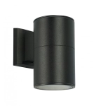 Czarna zewnętrzna lampa ścienna kinkiet elewacyjny SU-MA 7002 BL Adela E27 IP54